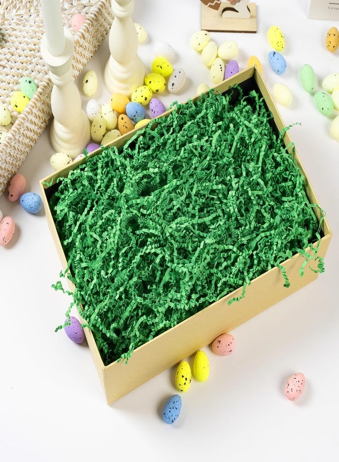 CIPOWM 16oz Easter Grass Crinkle Cut Paper Shred, Green Raffia Paper Shred Filler Shredded Paper Grass for Gift Wrapping Craft DIY Gift Bag Box Filling Party Supply(Dark Green) - Image 5